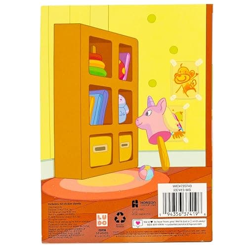 Horizon Group USA Sticker Book with Large and Small Sizes, Kids Stationary for Water Bottle, Notebooks, and Party Favors, Bluey thumbnail 8