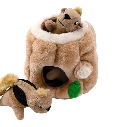 Outward Hound Hide A Squirrel Plush Dog Toy Puzzle, Medium thumbnail 5