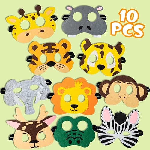 DMIGHT Jungle Safari Party Favors Set Wild Animals Set for Kids Birthday Gifts, Wild Theme Party favors for Kids Birthday Party Baby Shower Goodie Bag Fillers Jungle Safari Party Supplies (Animal) thumbnail 5