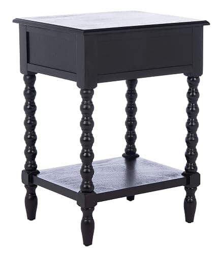 Safavieh Home Collection Athena Black 1-Drawer Accent Table thumbnail 8