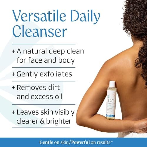 Almond Clear Face & Body Wash [6.7 Fl Oz] Skin Care for Acne and Folliculitis-Prone Skin - Gentle Everyday Exfoliating Cleanser with Mandelic Acid and Botanicals thumbnail 2