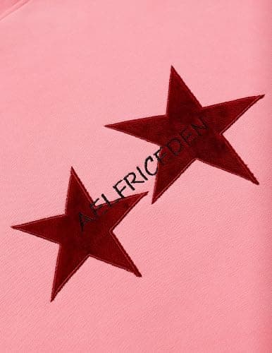 Aelfric Eden Star Hoodies Y2k Oversized Graphic Hoodies Aesthetic 90s Crewneck Sweatshirt Long Sleeve Pullover Tops thumbnail 3