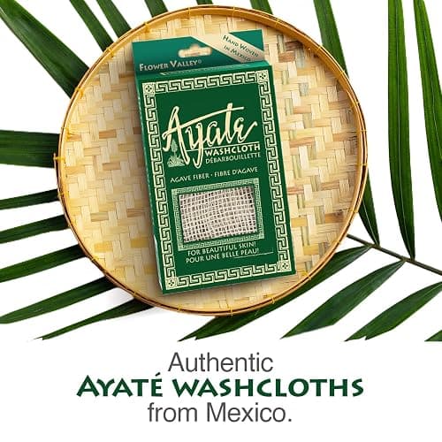 Ayate Washcloth, Face & Body Exfoliating Wash Cloth for Shower, Body Loofah Alternative, Scrub Towel, Resists Mold, Made from Agave Fiber thumbnail 3
