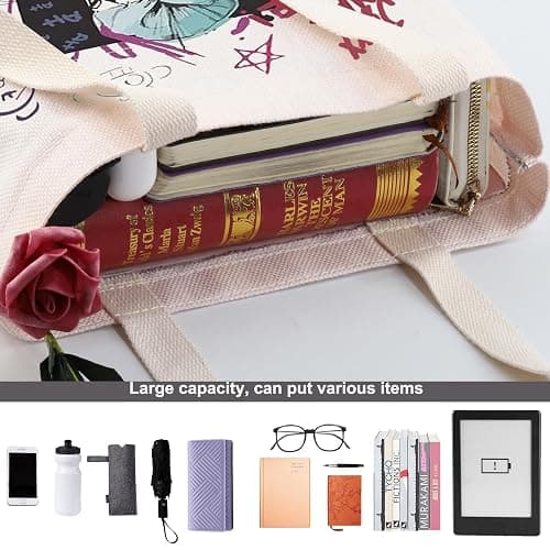 WZMPA Video Gamer Tote Bag Computer Game Player Gift J Was Here Shopping Grocery Bag Electronic Games Merch thumbnail 7