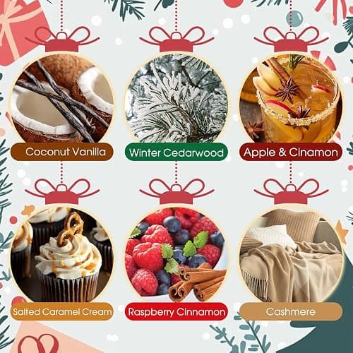 SCENTORINI Wax Melts, Christmas Wax Cubes Strong Scent 12 Scents, Scented Wax Melts, Long Lasting Soy Wax Melts for Warmer, Home Christmas Decoration thumbnail 2