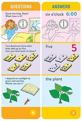 Brain Quest Kindergarten Smart Cards Revised 5th Edition (Brain Quest Smart Cards) thumbnail 2