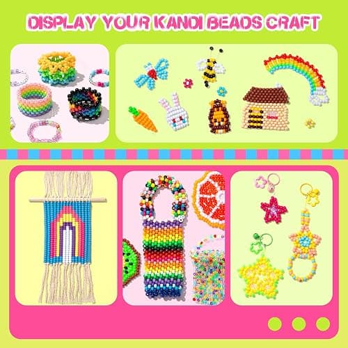Simetufy 14000Pcs Pony Beads Bulk, 50 Colors 6x9MM Kandi Beads for Hair Braiding Bracelet Making Jewelry Key Chains DIY Crafts Gifts (8LB, Shock Resistant Package) thumbnail 8