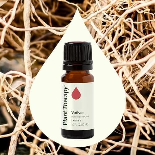 Plant Therapy Vetiver Essential Oil 100% Pure, Undiluted, Natural Aromatherapy, Therapeutic Grade 10 mL (1/3 oz) thumbnail 3