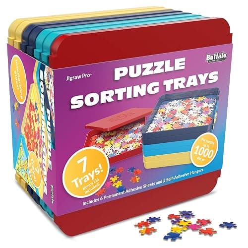 Buffalo Games - Puzzle Sorting Trays - 7 Count (Pack of 1) - Image 1