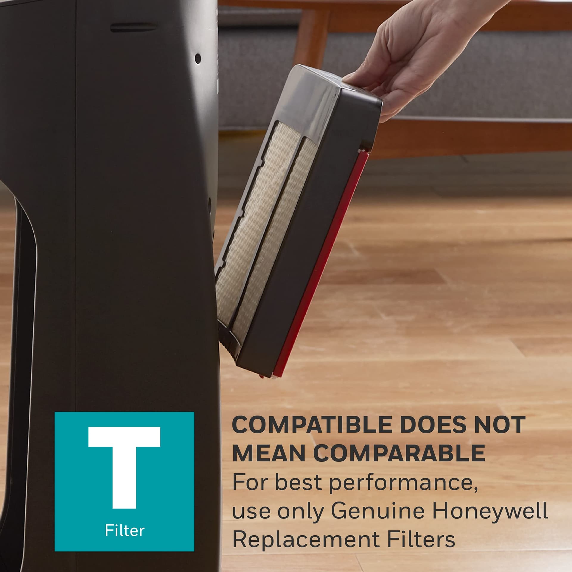 Honeywell Umidificador de torre de preenchimento superior, umidistador digital, preto - umidificador de névoa fresca para quarto, casa ou escritório com design de torre de economia de espaço thumbnail 6