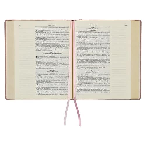 KJV Holy Bible, Large Print Note-taking Bible, Faux Leather Hardcover - King James Version, Rose Gold (KJV Note-taking Editions) thumbnail 13