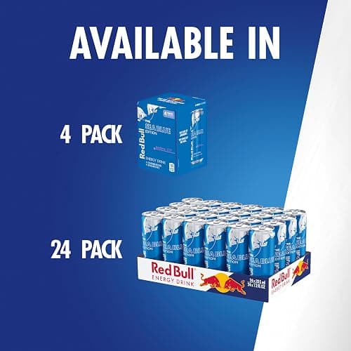Red Bull Sea Blue Edition Energy Drink, Juneberry, with 114mg Caffeine plus Taurine & B Vitamins, 12 Fl Oz, Pack of 24 Cans thumbnail 10