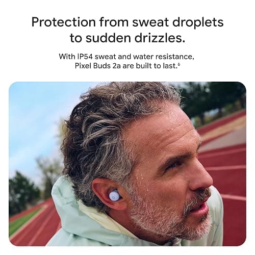 Google Pixel Buds 2a - Wireless Bluetooth Earbuds with Active Noise Cancellation and Transparency Mode - Lightweight, Comfortable Fit - 20-Hour Battery - Water Resistant - Built for Gemini - Hazel thumbnail 8