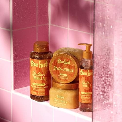 Tree Hut Golden Vanilla Shea Sugar Scrub Valentines Day Gifts For Her - Exfoliating, Hydrating & Moisturizing Body Scrub with Shea Butter & Natural Oils, Smooth & Soften Skin, 18 oz thumbnail 9