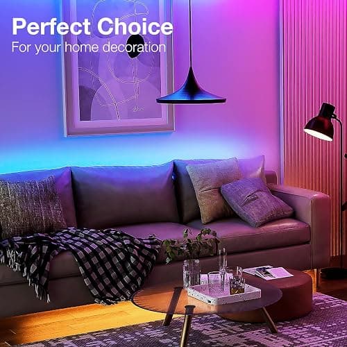 DAYBETTER Led Strip Lights 200 ft(2 Rolls of 100 ft) Smart Strips with App Control Remote, Led Lights for Bedroom, Music Sync Color Changing for Room Home Decor Party Festival thumbnail 7