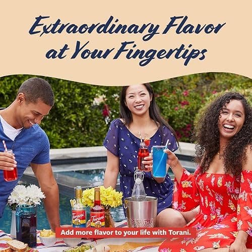 Torani Sugar Free Syrup, Strawberry, Zero-Calorie Flavoring for Drinks, Pump Included, 25.4 Oz thumbnail 7
