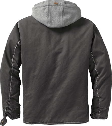 Legendary Whitetails Men's Casual Coat with Hood Waxed Cotton Water Resistant in a size large  thumbnail 3