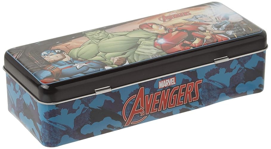 The Tin Box Company Avengers Pencil Box with Handle Clasp & Hinge, Model:739407-12 thumbnail 4