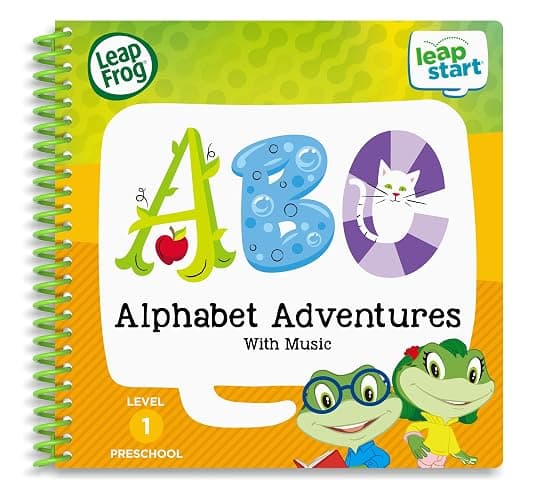 LeapFrog LeapStart Preschool Level 1 Alphabet Adventures Music Activity Book English Version - Image 1