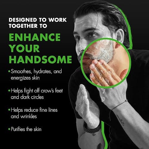 Tiege Hanley Skin Care Set for Men, Rejuvenation Routine, System Level 5, Face Wash, Scrub, Moisturizers, Eye Cream, Serum, Clay Mask, & Retinol Stick for Healthy Skin, Men’s Skin Care, 8 Piece Kit thumbnail 3