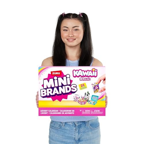 Mini Brands Kawaii Advent Calendar by ZURU, Collectible Seaonal Toys for Girls thumbnail 4
