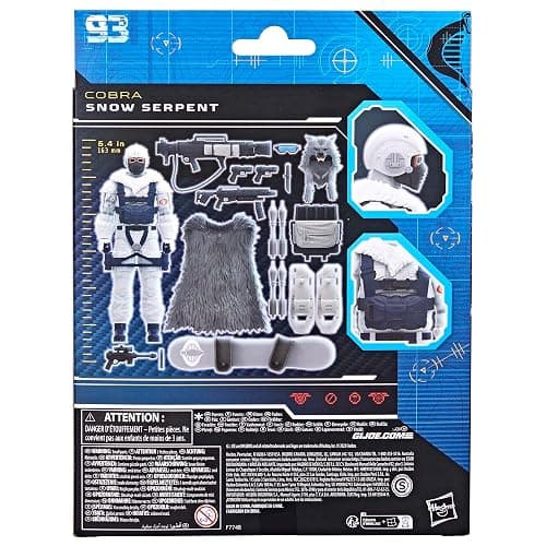 G.I. Joe Classified Series Snow Serpent, Deluxe Collectible G.I. Joe Action Figures, 93, 6-Inch Action Figures for Boys & Girls, with 20 Accessories thumbnail 12
