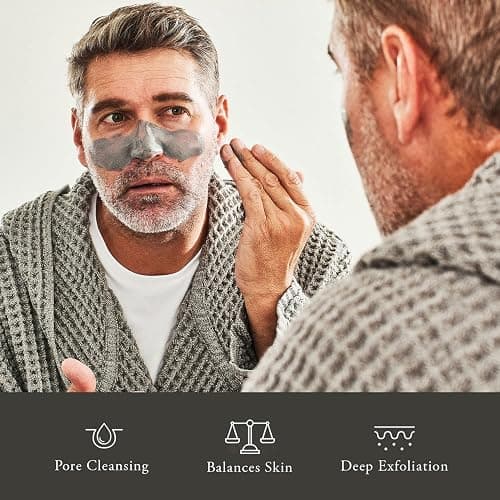 Caldera + Lab The Deep | Men's Organic Hydrating Clay Face Mask for Dry, Sensitive, & Normal Skin – Vegan, Natural & Antioxidant Packed Exfoliating Skincare Facial Treatment thumbnail 4