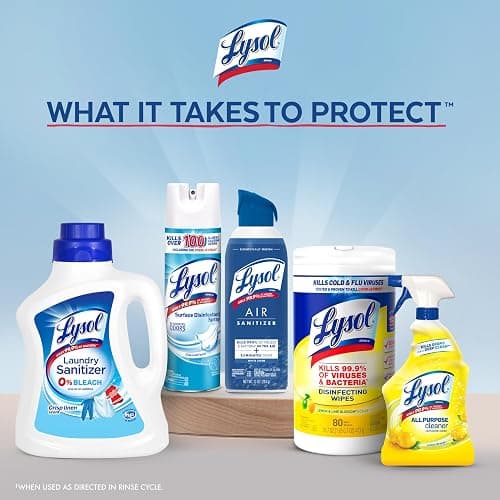 Lysol Disinfectant Laundry Sanitizer & Scent Booster, Laundry Detergent Additive, Color Safe Bleach Alternative, Laundry Odor Eliminator, Kills Bacteria & Viruses, Lavender Scent, 90 Fl Oz thumbnail 9