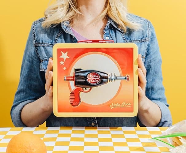 Fallout Nuka-Cola Retro-Style Metal Lunchbox | Reusable Storage Tin Container thumbnail 9