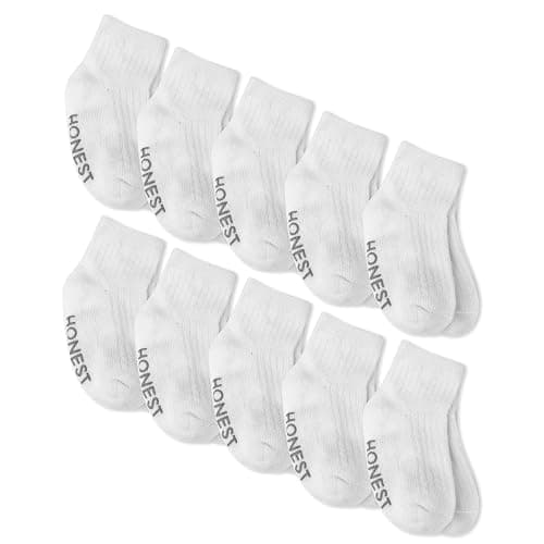 HonestBaby Baby Multipack Cozy Socks Sustainably Made for Infant, Newborn Baby, Toddler, Kids Boys, Girls - Image 1