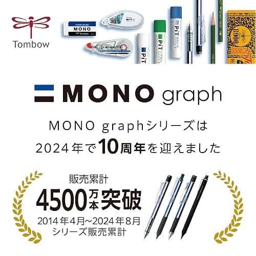 Tombow DPB-141C Mechanical Pencil MONO Monograph 0.5mm, Matte Pink thumbnail 4