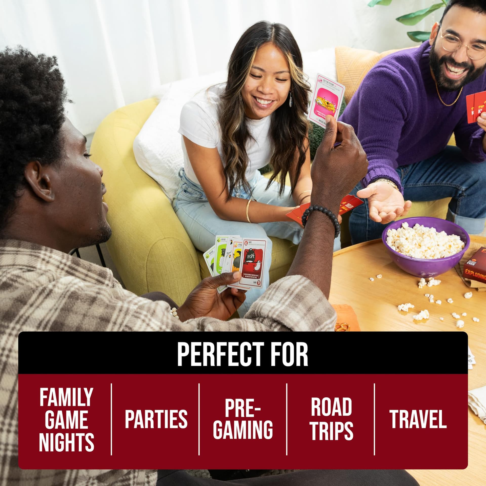 Exploding Kittens LLC - A Russian Roulette Card Game, Easy Family-Friendly Party Games - Card Games for Adults, Teens & Kids - 2-5 Players thumbnail 5