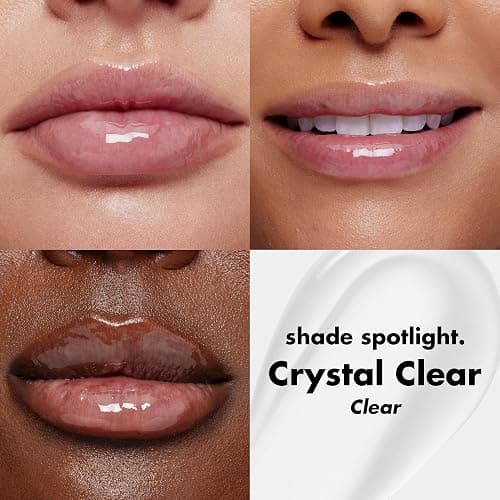 e.l.f. Glow Reviver Lip Oil, Tinted, Hydrating & Non-Sticky, Crystal Clear | High-Shine Tinted Lip Oil, Hydrating, Infused with Jojoba & Nourishing Oils, Glossy Formula, Vegan & Cruelty-Free thumbnail 4