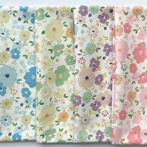 Mililanyo 8pcs 18 x 22inches (46x56cm) Cotton Fabric Floral Pre-Cut Quilt Squares Fat Quarters Fabric Bundles for Sewing and Quilting thumbnail 3