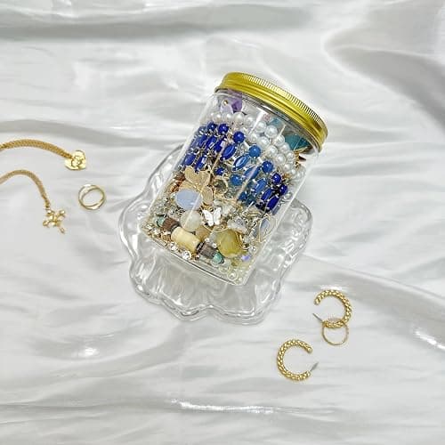 Swytaris 50 pcs Mystery Jewelry Jar, Mixed Surprise Jewelry Set for Woman Includes Necklaces, Earrings, Rings, Bracelets and Hair Accessories, Unique Anniversary Birthday Friendship Gift for Her thumbnail 6