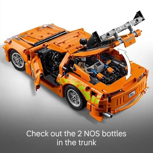 LEGO Technic Fast and Furious Toyota Supra MK4 Building Kit- Toy Car for Kids, Boys, and Girls, Ages 9+ - Creative Gift for Fast and Furious Car Fans - Realistic Engineering Details - 42204 thumbnail 5
