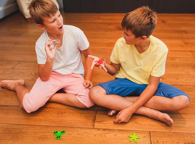 Iconikal 24-Pack Fidget Spinners, Random Color Bulk Assortment for Sensory Play Occupy Hands Attention thumbnail 2