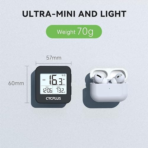 CYCPLUS GPS Bike Computer, Wireless Cycling Computer with Automatic Backlight, Bicycle Speedometer Odometer with Waterproof and Lager Battery, Provide Professional Data Analysis thumbnail 3