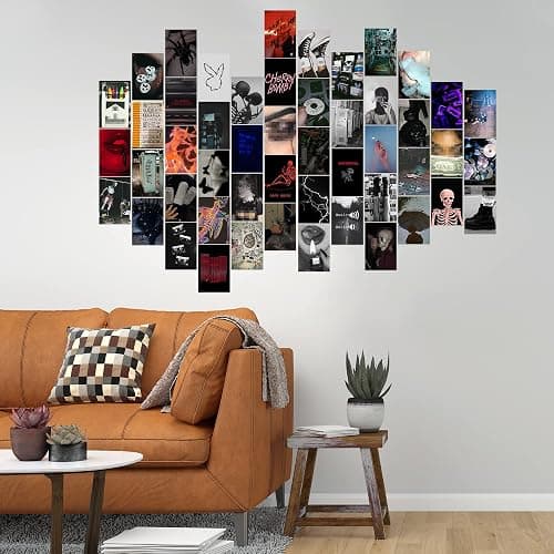CY2SIDE 50PCS Grunge Aesthetic Picture, 50 Set 4x6 inch, Collage Print Kit, Cool Room Decor for Girl, Wall Art Prints for Room, Dorm Photo Display, VSCO Posters for Bedroom thumbnail 2
