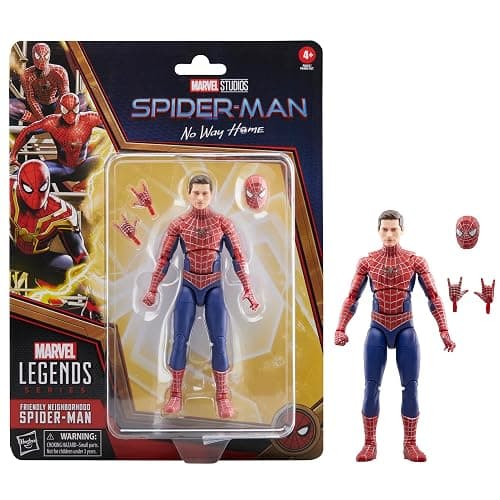 Marvel Legends Series Friendly Neighborhood Spider-Man, Spider-Man: No Way Home Collectible 6 Inch Action Figures, Ages 4 and Up thumbnail 3