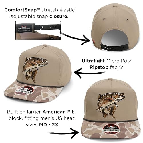 Paramount Outdoors Sporting Hat Collection for Men Hunting and Fishing Caps with ComfortSnap thumbnail 4