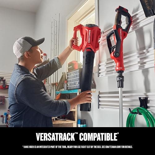 CRAFTSMAN Leaf Blower Cordless with Battery and Charger V20 RP, Up to 110 MPH Power, Handheld Electric Leaf Blower, Brushless Motor, Lightweight, 5.0Ah (CMCBL730P1) thumbnail 7