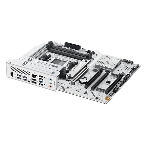 ASUS X870 MAX GAMING WIFI7 W AMD AM5 ATX Motherboard, 8-layer White PCB, 12+2+1 80A DrMOS, DDR5, PCIe 5.0 x16 Q-Release, 3x M.2, Wi-Fi 7 Q-Antenna, USB4® Type-C®, 2.5Gb LAN, BIOS FlashBack™, Aura Sync thumbnail 11