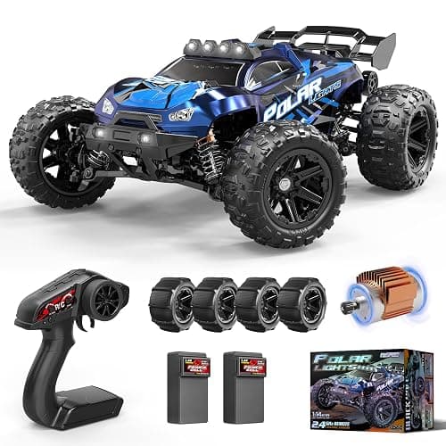 Womaqu Rc Cars 1:14 All Terrain RC Car for Adults & Boys, 4WD Off-Road RC Truck High Speed Fast 40+ KPH, 4X4 Waterproof Remote Control Car with 2 Rechargeable 1300 mAh Batteries - Image 1