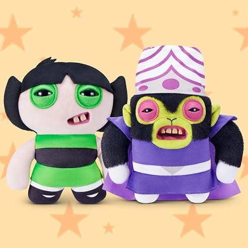 Fuggler Powerpuff Girls 9-Inch Plush Toy (Buttercup) by ZURU – Funny Ugly Monster Stuffed Animal with Human-Like Teeth, Collectible Plush for Kids, Tweens, Teens, Adults & Cartoon Fans thumbnail 4
