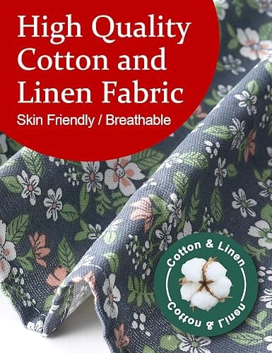APRONNER Cozy Adjustable Cross Back Aprons for Women with Pockets Cotton Linen Cooking Kitchen Baking thumbnail 4