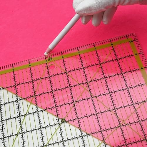 Quilting Rulers,Sewing Ruler,4 Piece Acrylic Square Quilting Templates,Clear Precision Ruler for Quilting Sewing,Tools Supplies Accessories Green(3.5"x3.5" 5"x5" 6.5"x6.5" 10.5"x10.5") thumbnail 5