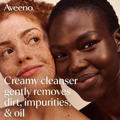 AVEENO Face CALM+RESTORE Nourishing Oat Cleanser (1x 200ml) | Non-Foaming, Gentle Cleanser with Prebiotic Oat and Calming Feverfew, Helps Preserve Skin's Barrier, For Sensitive Skin thumbnail 3