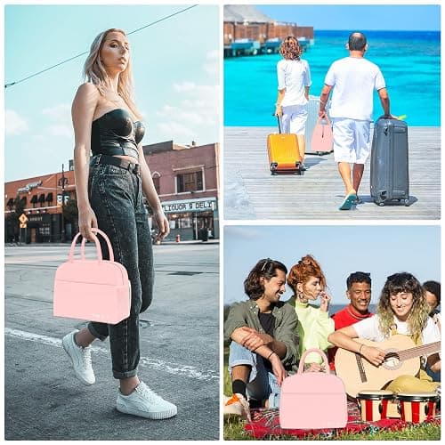 DALINDA Lunch Bag Lunch Box for Women Men, Insulated Lunch Bags Water-Resistant Cute Cooler Lunch Tote Bag, Reusable Large Capacity for Work Travel Picnic thumbnail 7