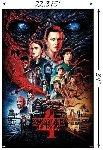 Trends International Netflix Stranger Things: Season 4 - One Sheet Wall Poster, 22.375" x 34", Unframed Version thumbnail 3